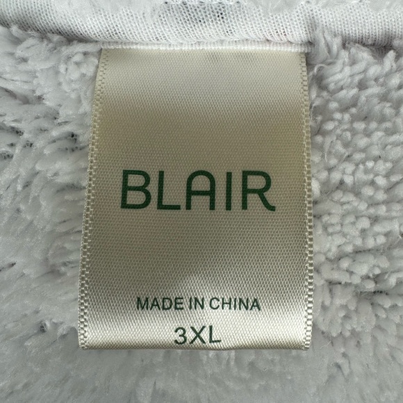 Blair Pink & Turquoise Fleece Hooded Jacket. Zippered & 2 Side Pockets. Size- 3X - Picture 12 of 13